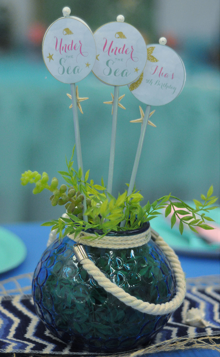 DIY Mermaid Party Props - Fern and Maple