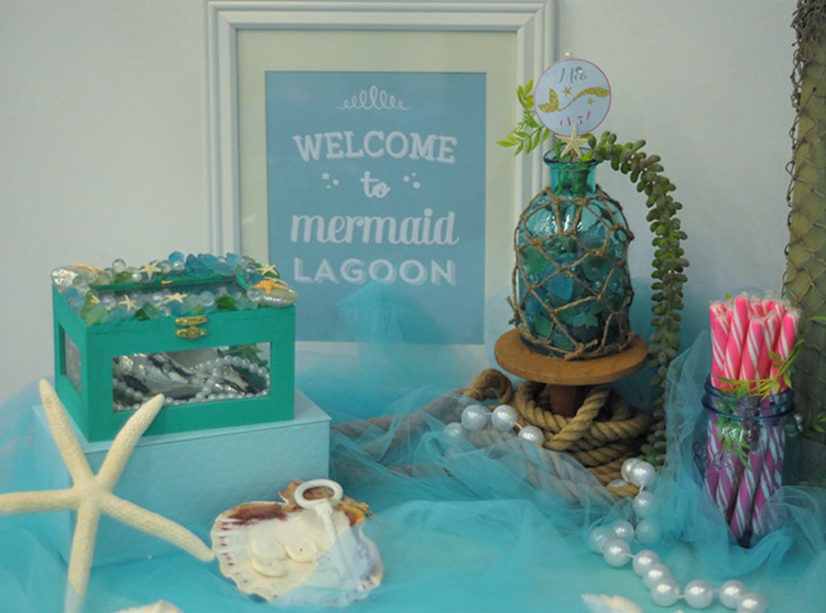 Mermaid Party Decorative Natural Fish Net Little Mermaid Birthday