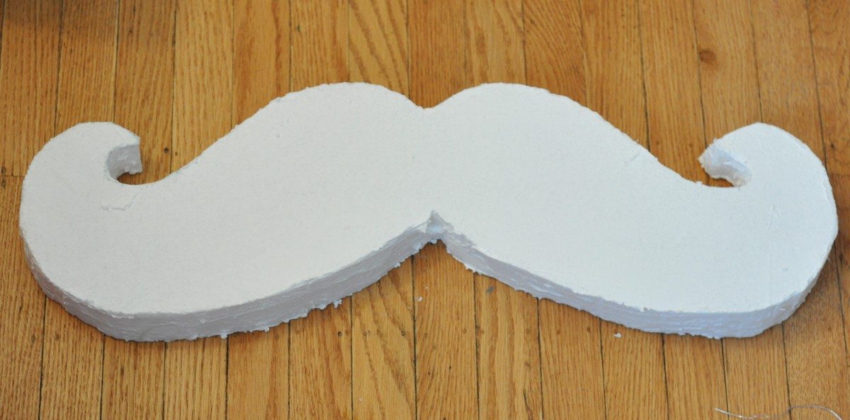 Fun DIY Giant Mustache Party Prop | Fern and Maple