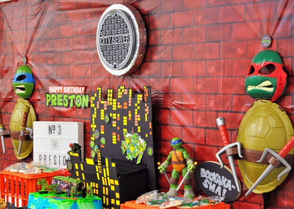 Teenage Mutant Ninja Turtles TMNT Party Decor & DIYs - Fern and Maple