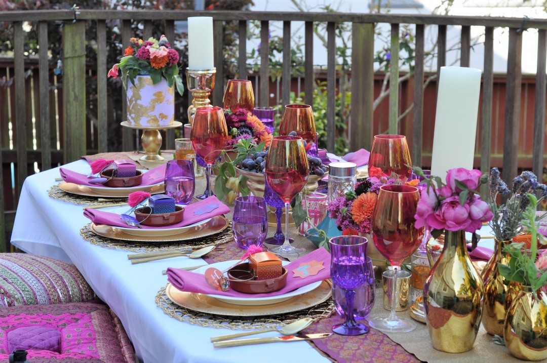 Arabian Nights Bridal Shower Tablescape | Fern and Maple Events and Party Blog