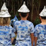 DIY UFO Hunters Personalized T-Shirt | Backyard Camping Kids Party