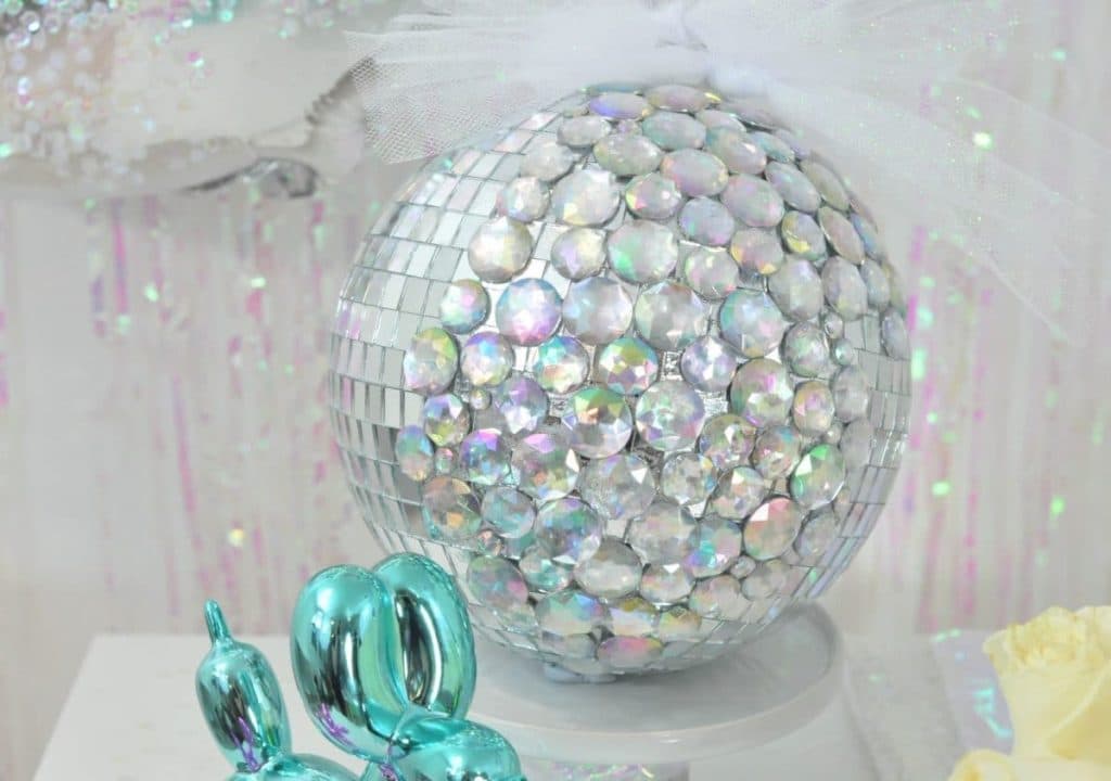 Glitter Disco Ball DIY