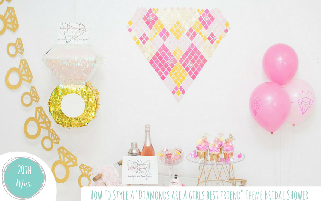 How to Style a Diamonds are a Girls Best Friend Bridal Shower