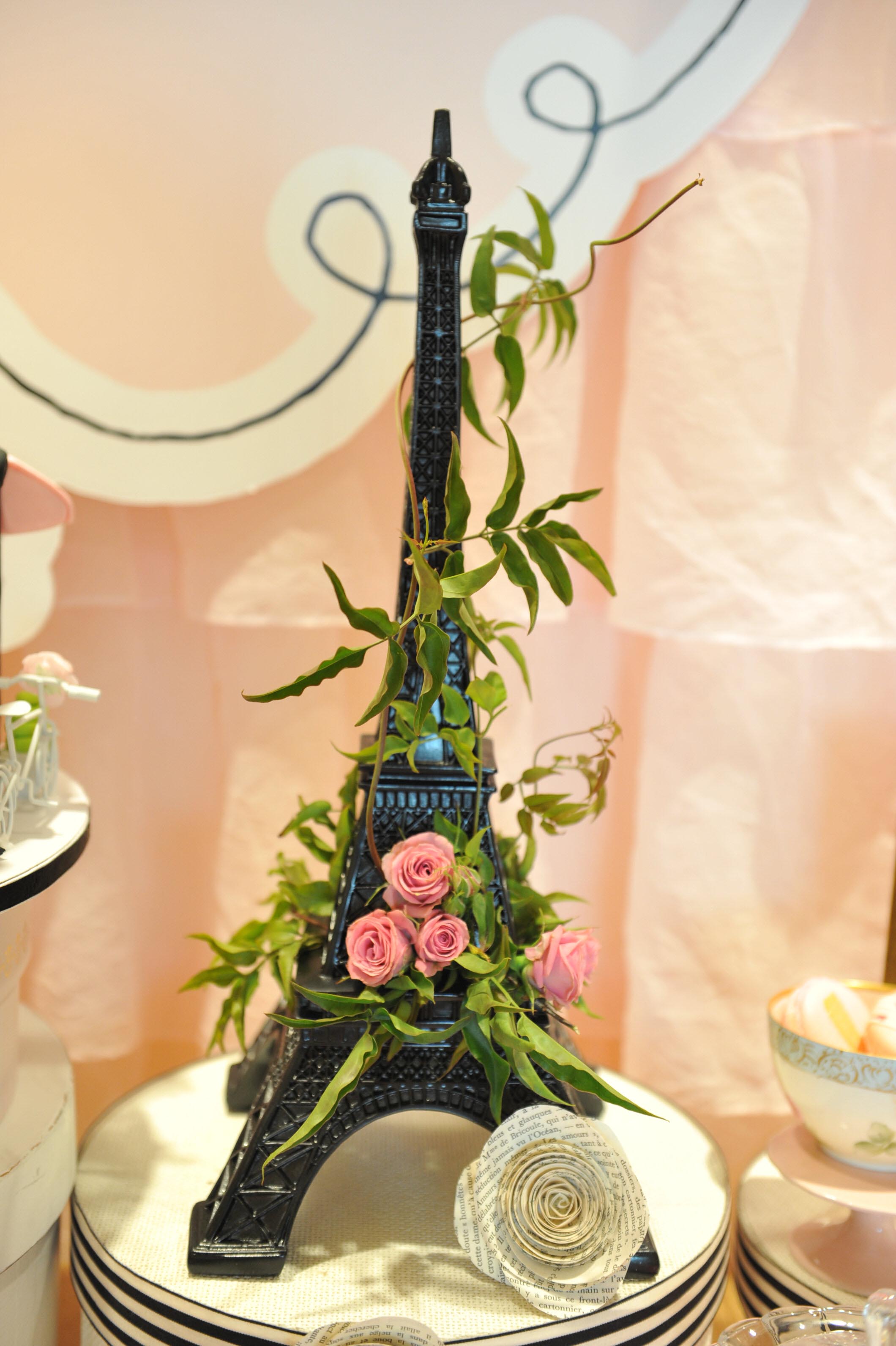 Eiffel tower centerpiece, Eiffel tower cake top, Parisian theme