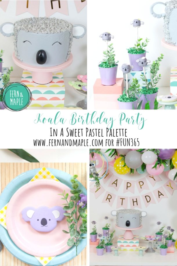 The Cutest Koala Bear Birthday Party Ever! Fern and Maple