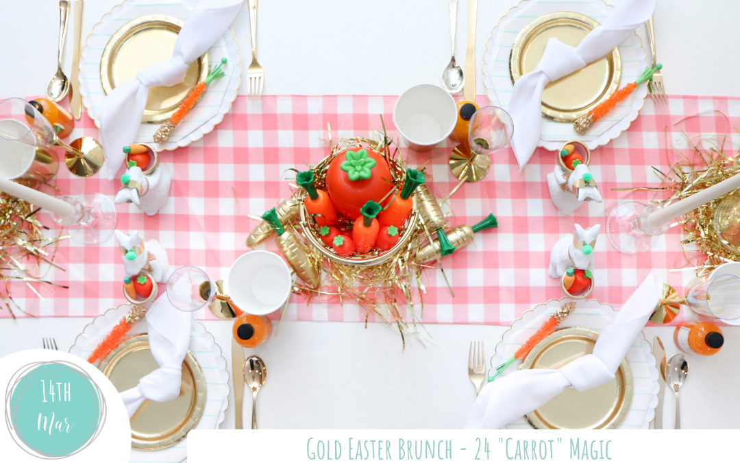 Gold Easter Brunch – 24 “Carrot” Magic