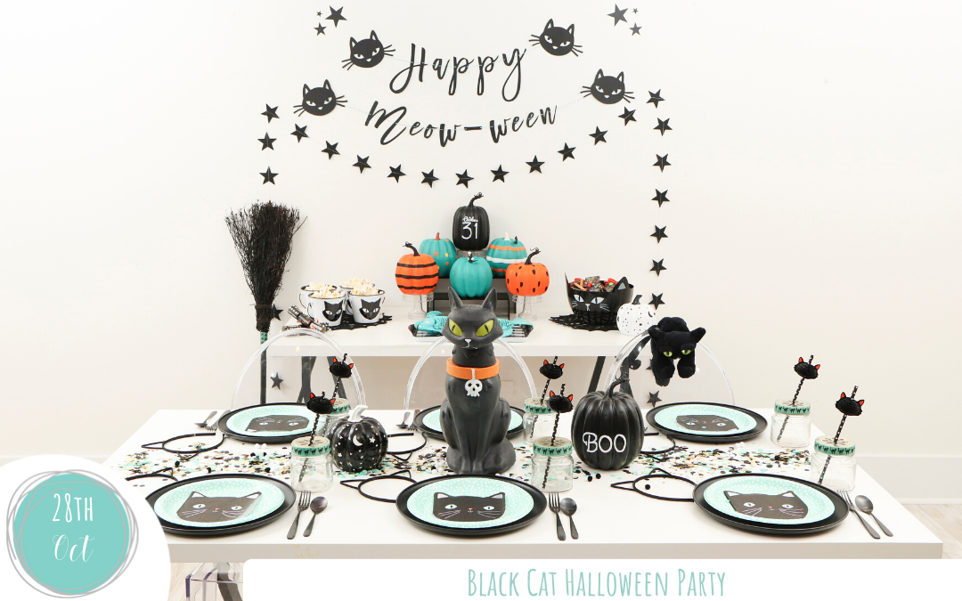 Black Cat Halloween Party