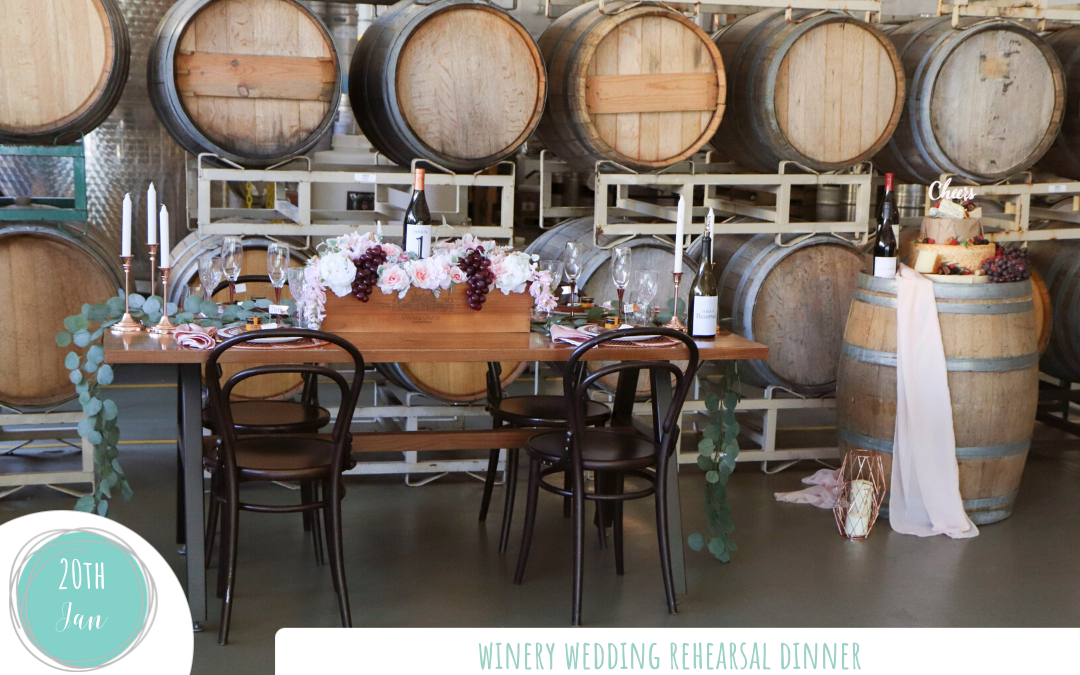 Winery Wedding Rehearsal Dinner