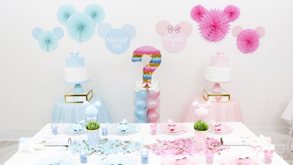 Gender Reveal Decorations To Inspire You  Gender reveal decorations, Baby  gender reveal party, Gender reveal party theme