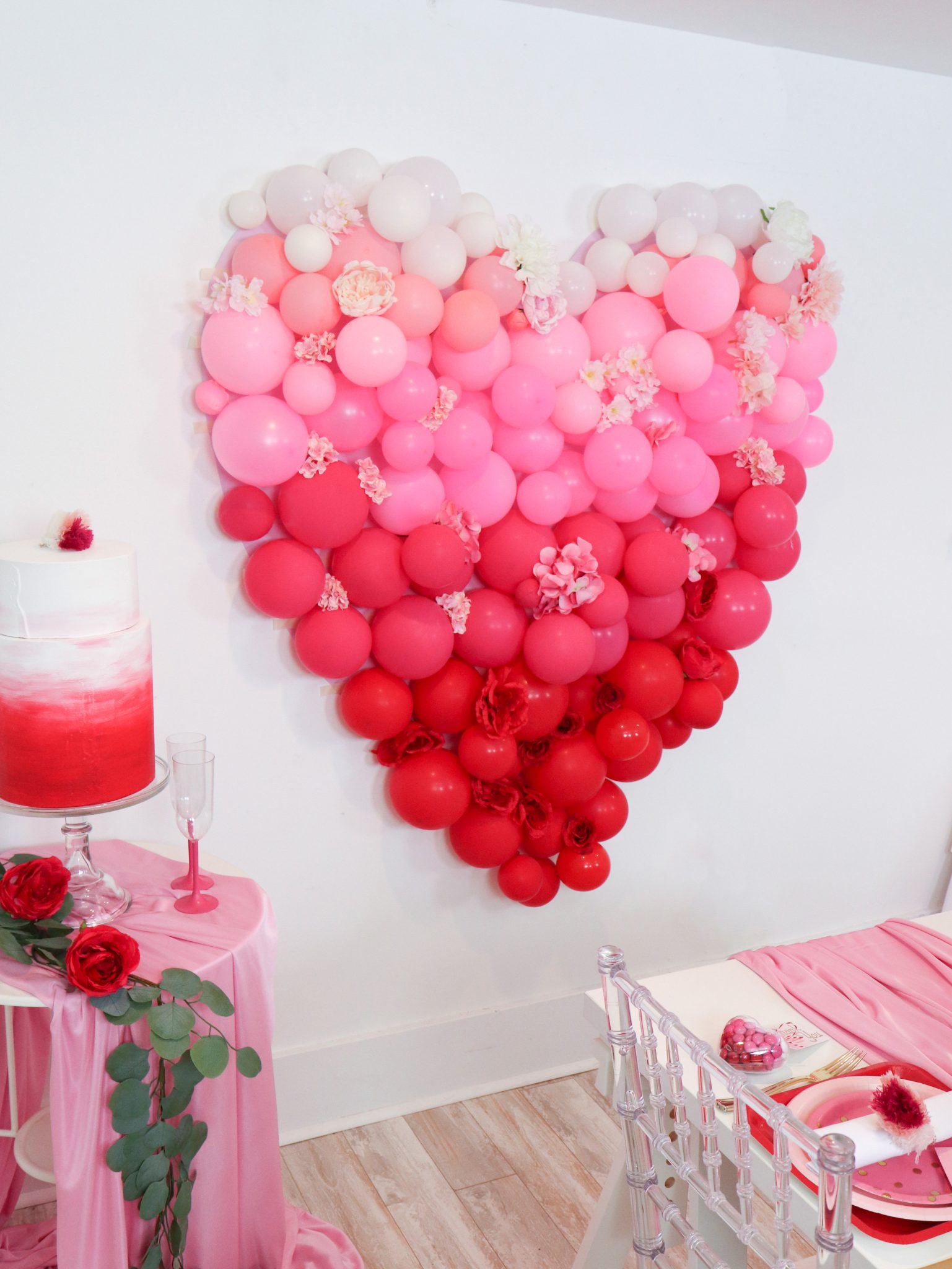 7 Easy and Affordable DIY Valentine's Day Party Backdrop Ideas - Fern ...