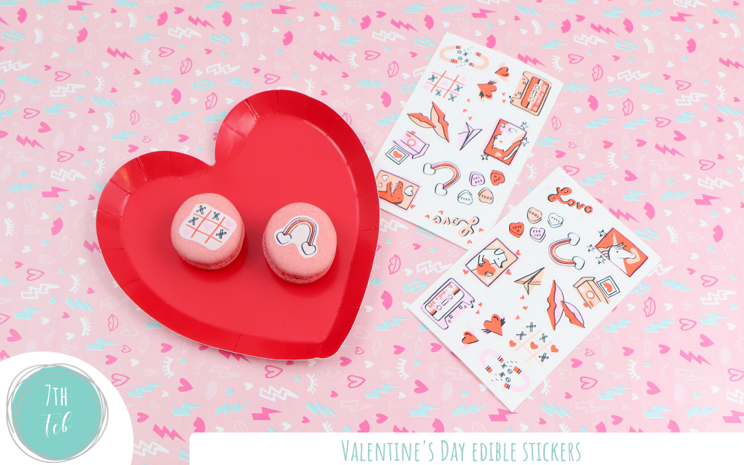 Game Changing Valentine’s Day Edible Stickers