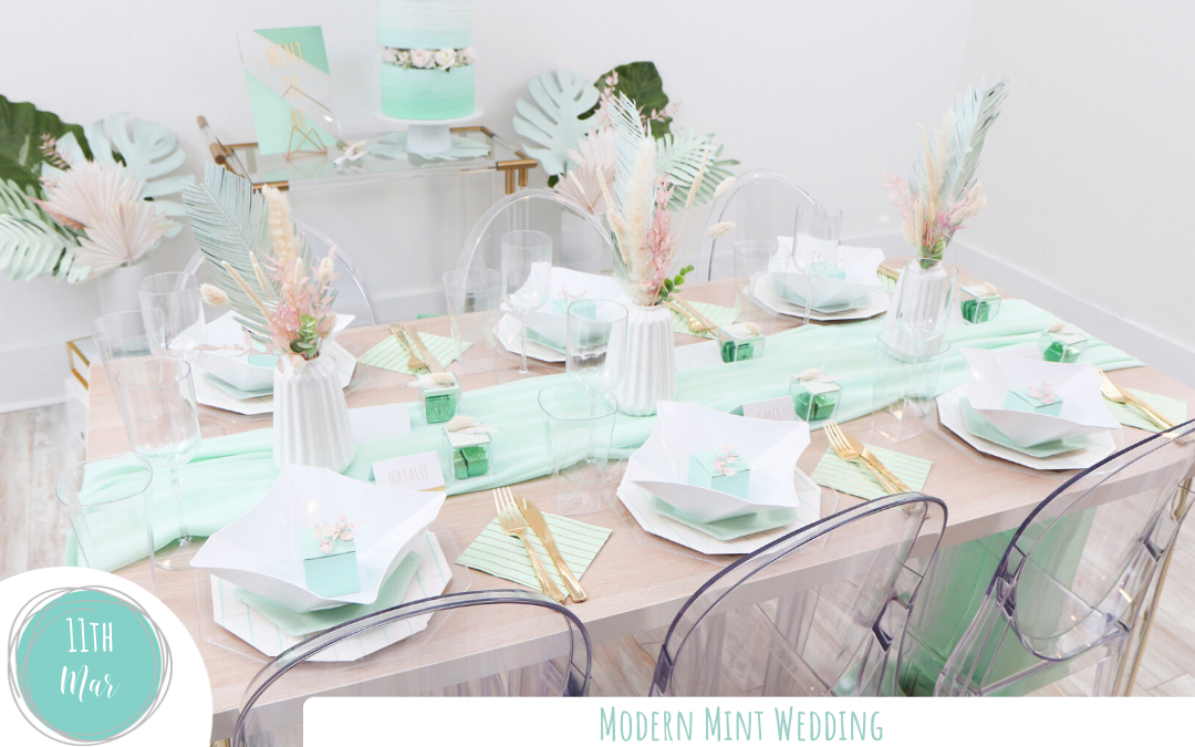 Modern Mint Wedding