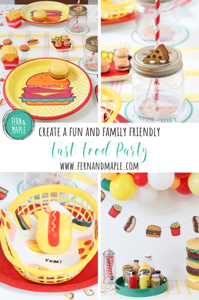 Fun Fast Food Party - Fern and Maple