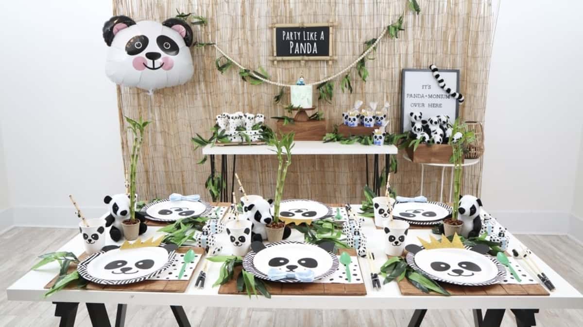 panda theme decorations