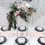 Four Disco Inspired Table Settings