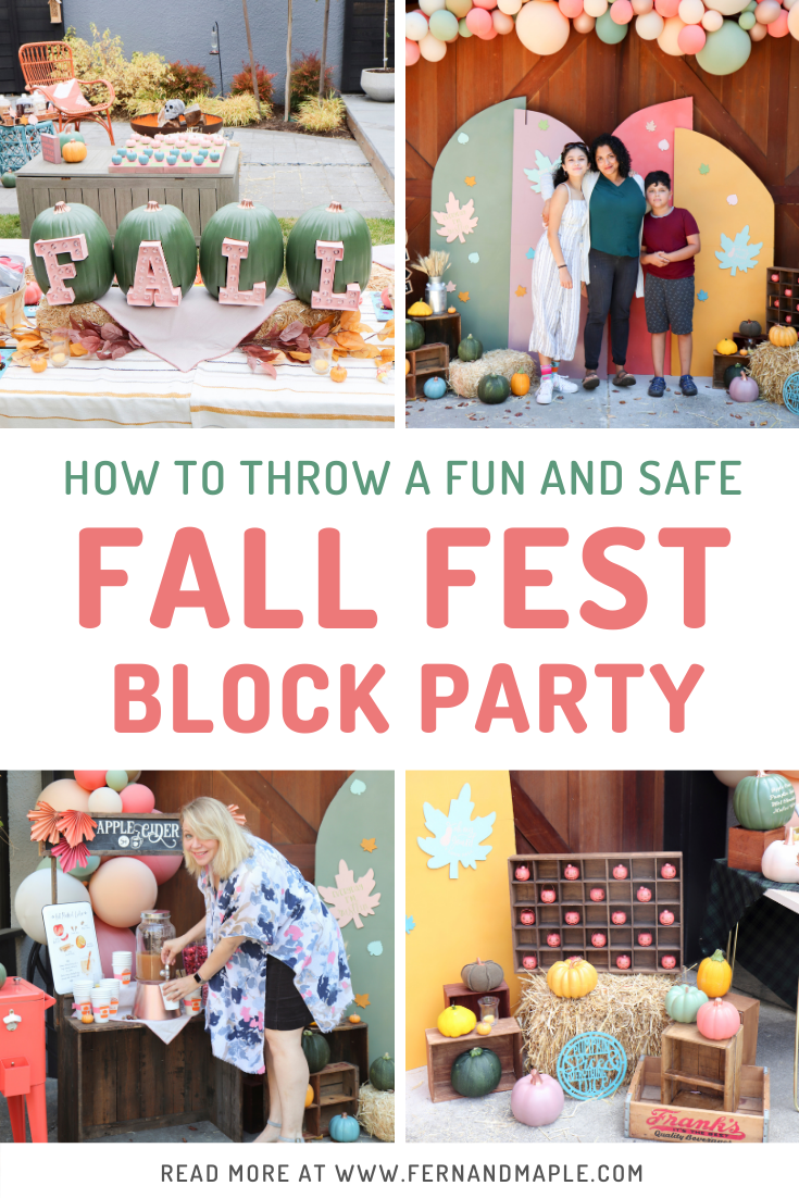 How to Throw a Fun and Safe Fall Festival Block Party Fern and Maple