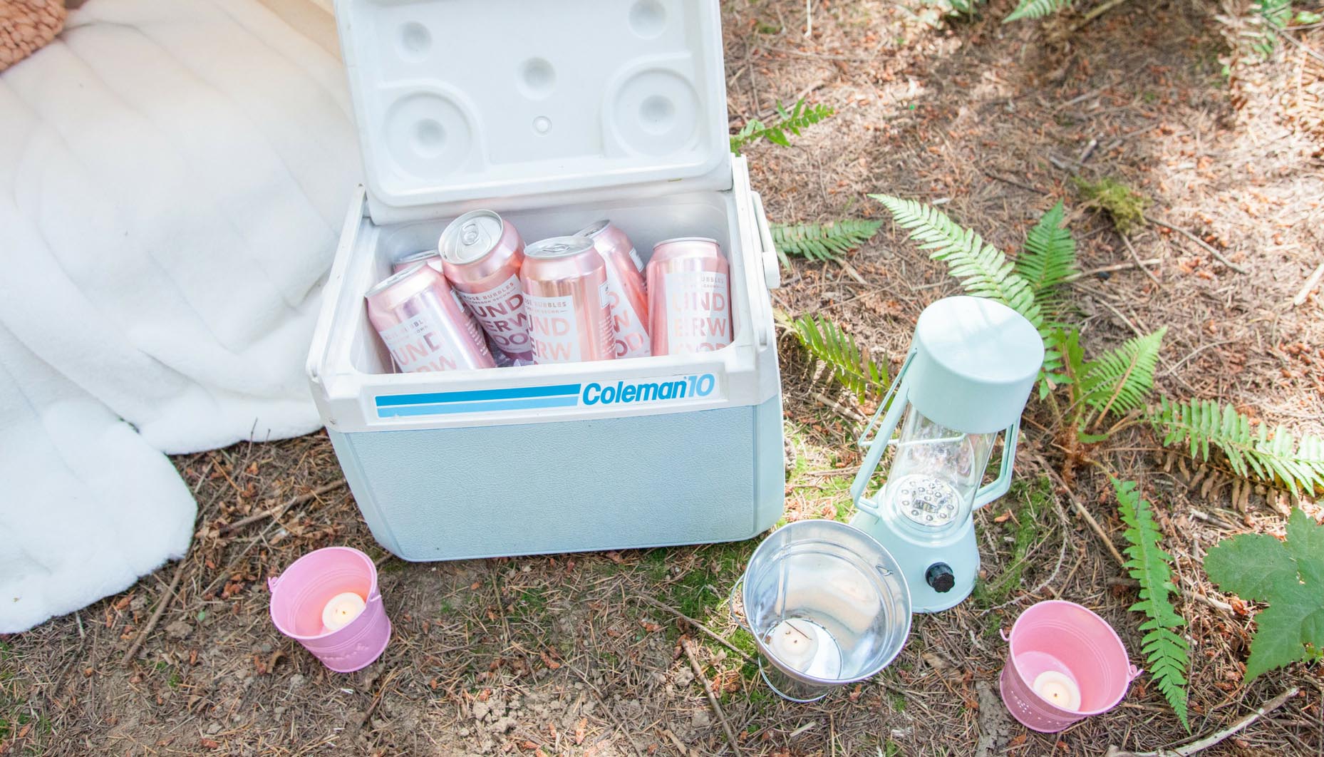 glamping bachelorette individual drinks