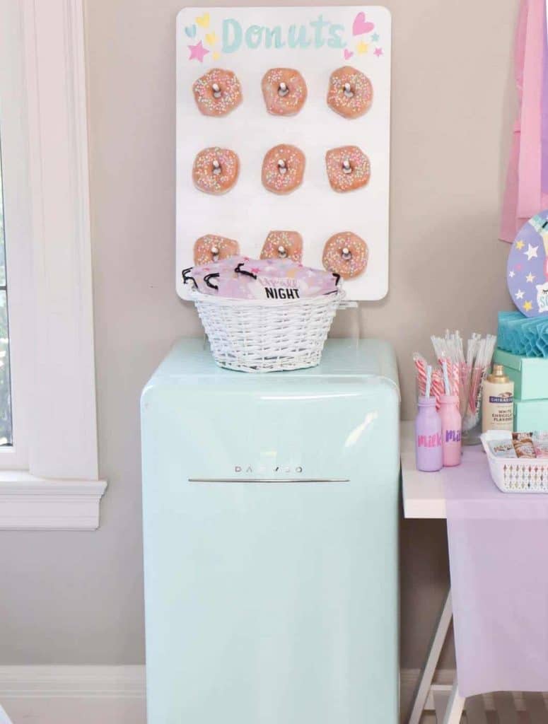 slumber party donut display