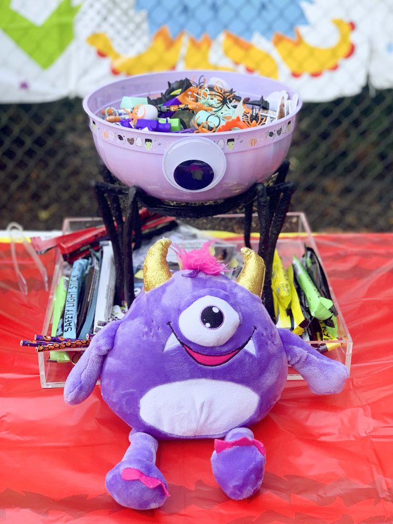 halloween community festival monster table