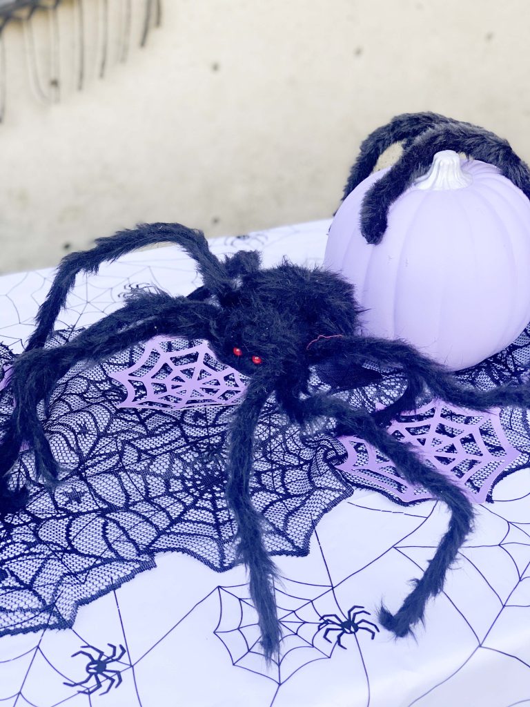 halloween community festival spider table