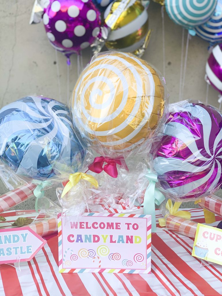 halloween community festival candy land table