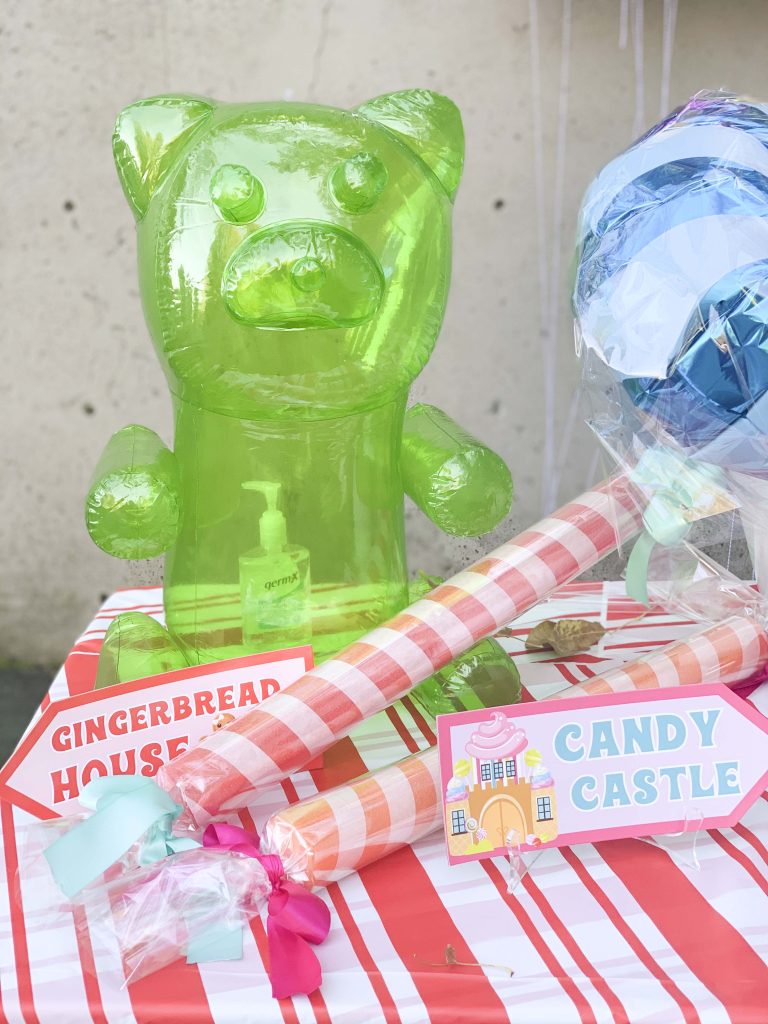 halloween community festival candy land table