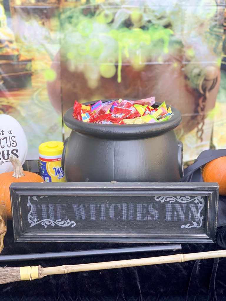 halloween community festival witches table