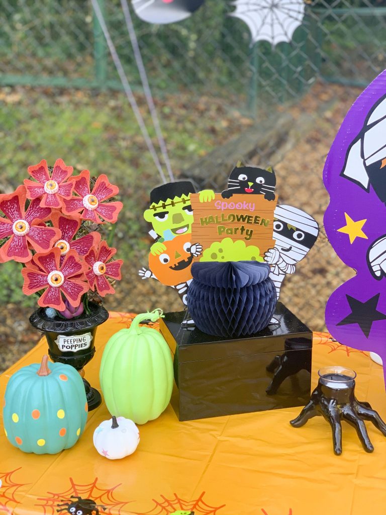 halloween community festival boo gang table