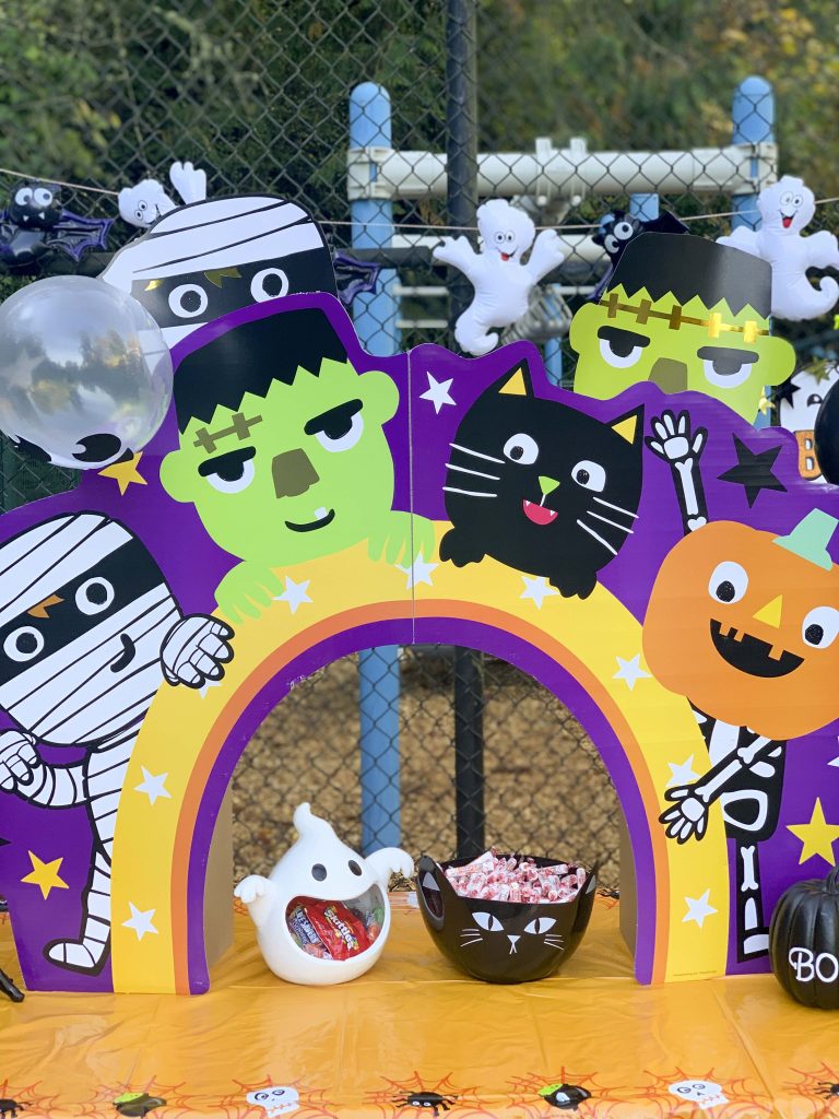 halloween community festival boo gang table