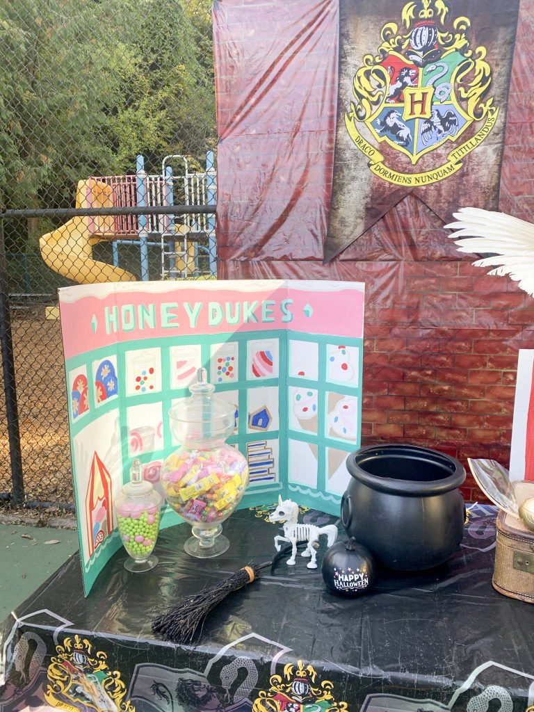 halloween community festival harry potter table