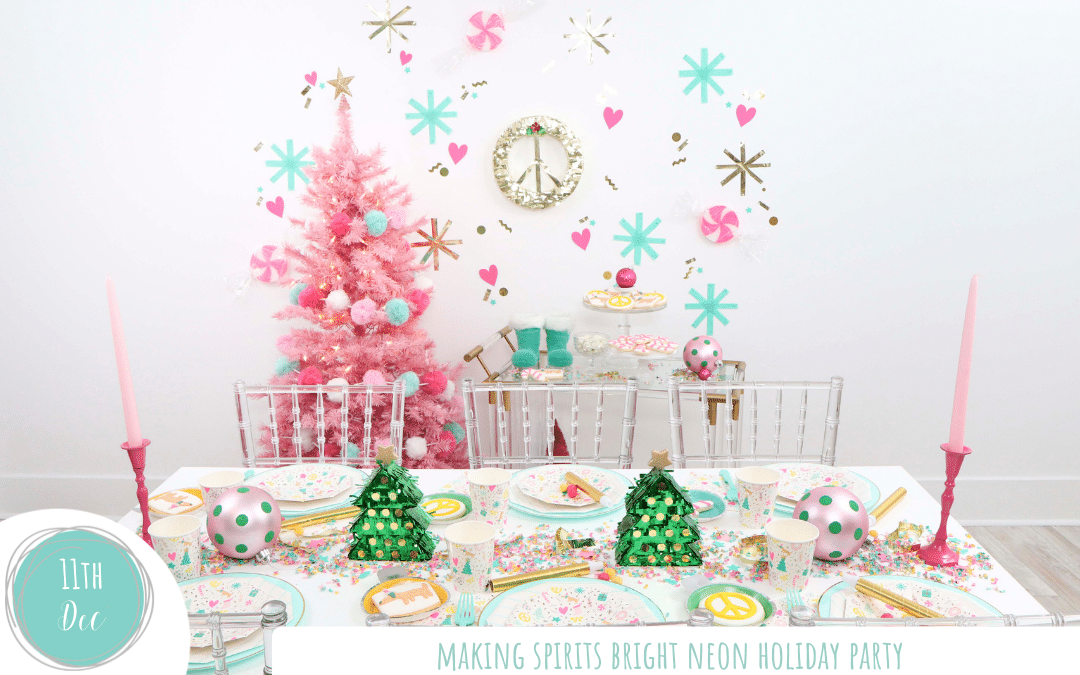 Making Spirits Bright Neon Holiday Party
