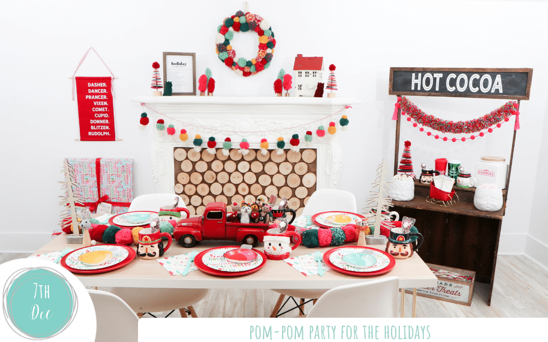 Pom-Pom Party Décor Ideas for the Holidays