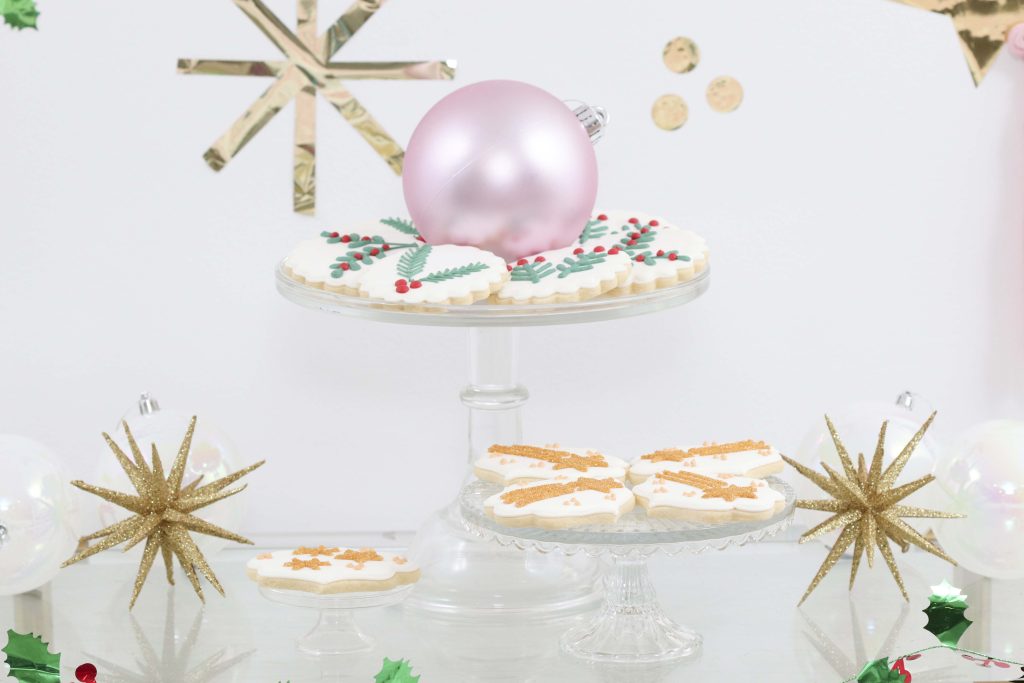 Magical Unicorn Christmas party dessert cookie cart