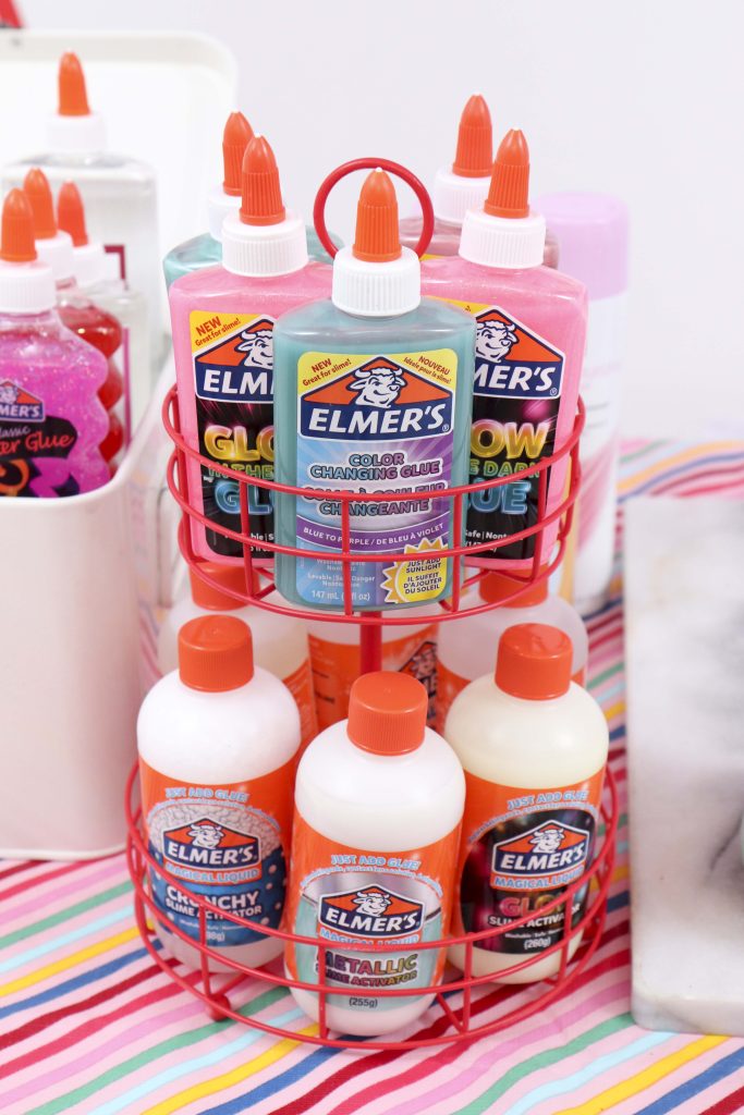 Set up a heart-filled Slime Lab for a fun and entertaining Valentine's Day Slime Party for Kids! Plus, how to create to-go Slime Kits for friends! Get details now at fernandmaple.com!