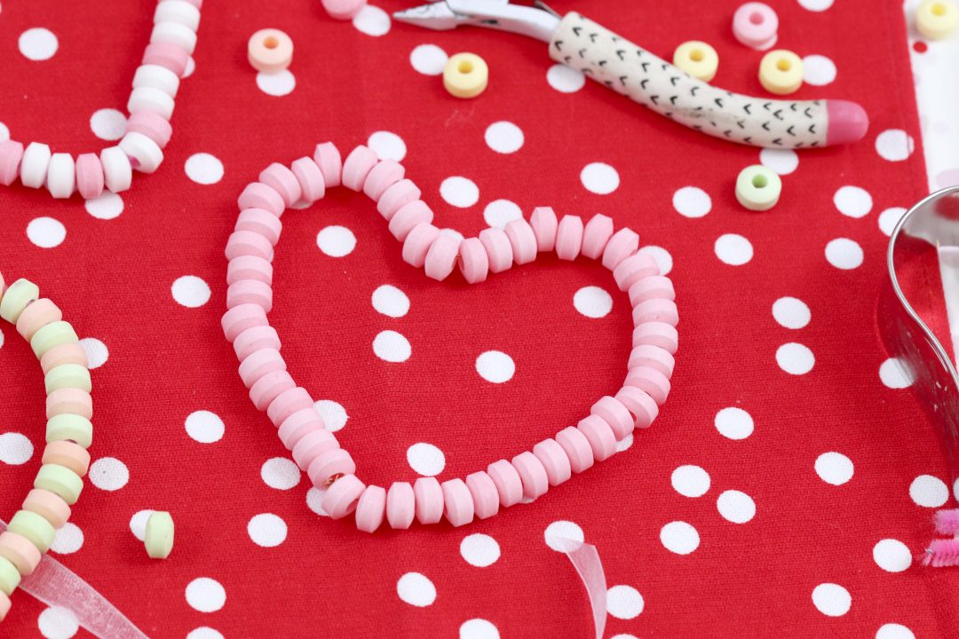 DIY Valentine's Day Candy Heart Ornament Craft Fern and Maple
