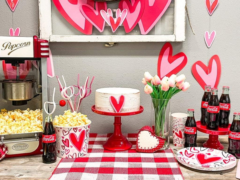 Valentine's Day Movie Party - These fun 15 Valentine's Day Party Ideas for Kids and Teens feature tons of interactive activities, decor inspiration, and DIY dessert recipes! See them all now at fernandmaple.com!