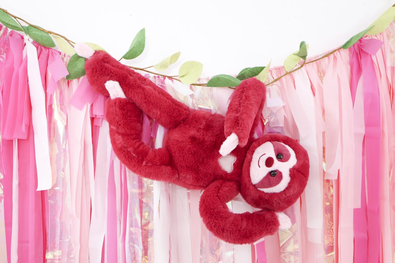 Pink Sloth Themed Valentine's Day Party for Kids - Fern and Maple