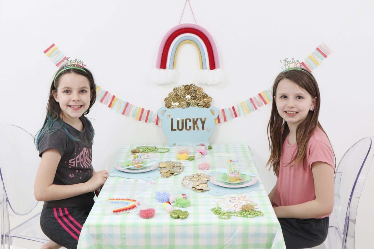 Lucky One Birthday Decorations Girls, St. Patrick's Day Green 1st Birthday  Party with Lucky One Happy Birthday Backdrop, Pink Lucky Four Leaf Number 1