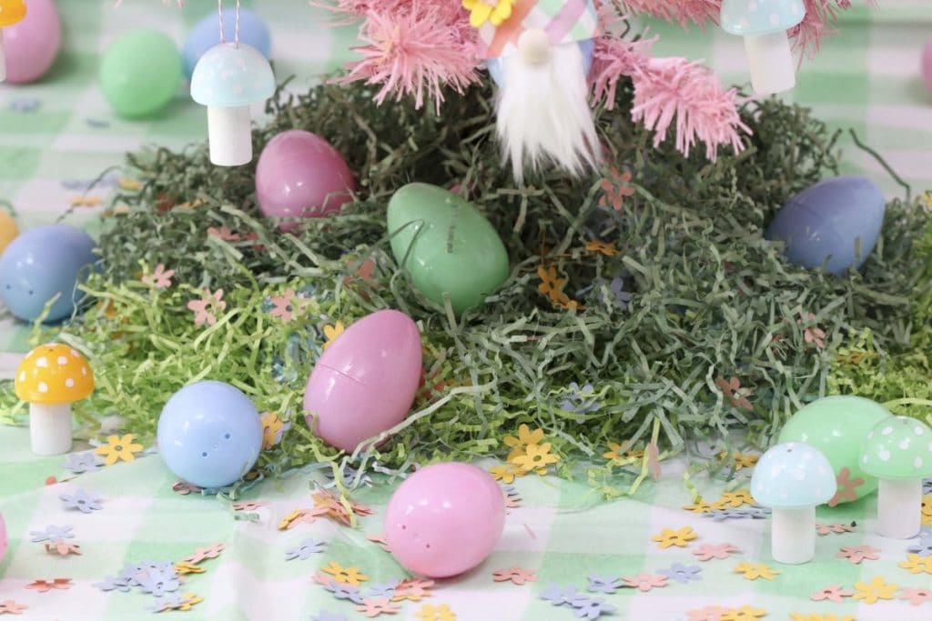 DIY make your own colorful Easter grass!