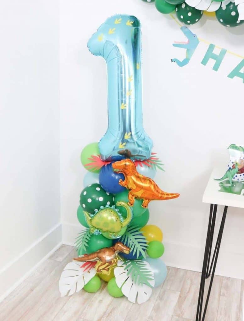 Dinosaur Party Decorations 1st Birthday Dinour Tableware Set Happy