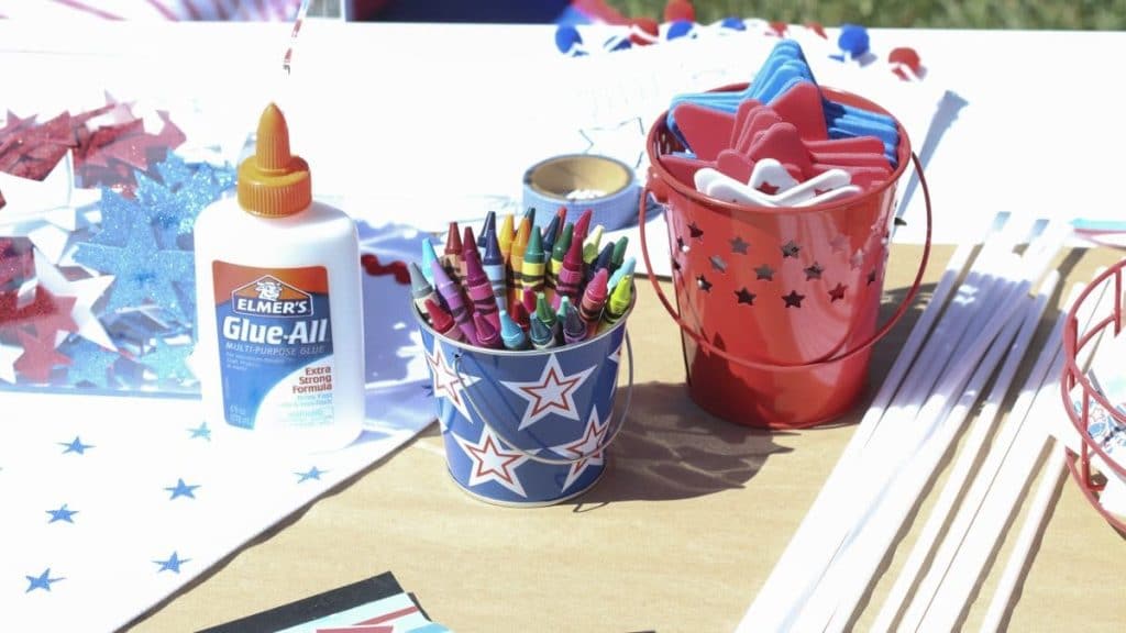 Personalized Styrofoam Cups - July 4th - Patriotic Summer BBQ