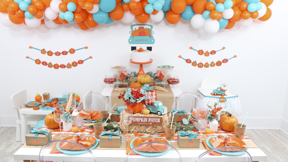 Little Pumpkin 1st Birthday Party — Davis & Scout Celebration Co.