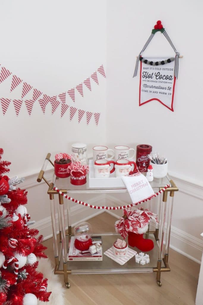 Holiday Hot Cocoa, Tea, and Coffee Station