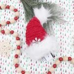 DIY Santa Hat Gift Card Holders