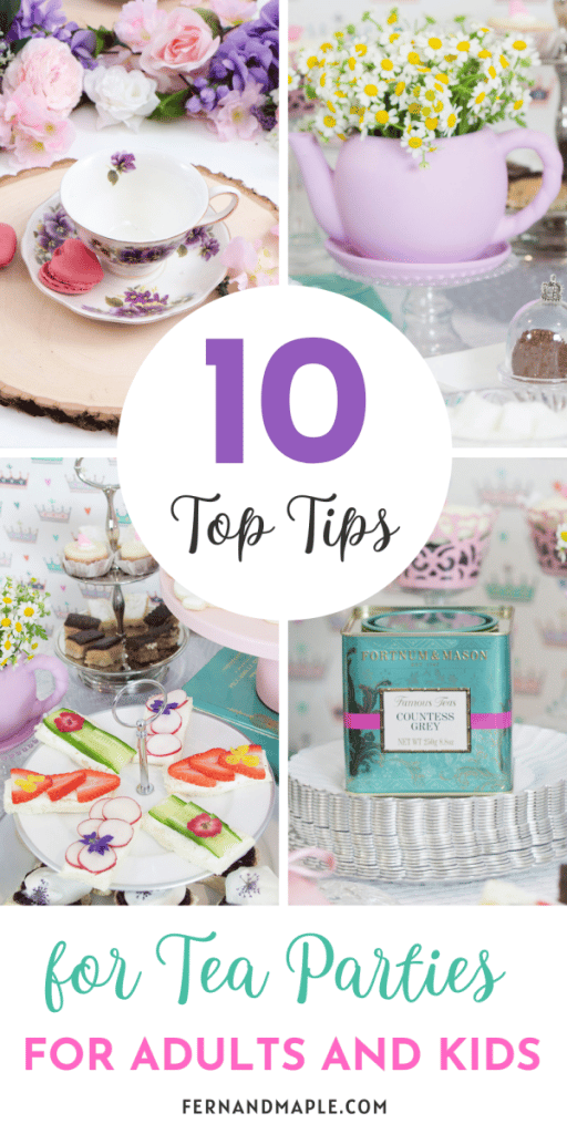tea party ideas for adults