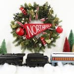 DIY Polar Express Holiday Wreath