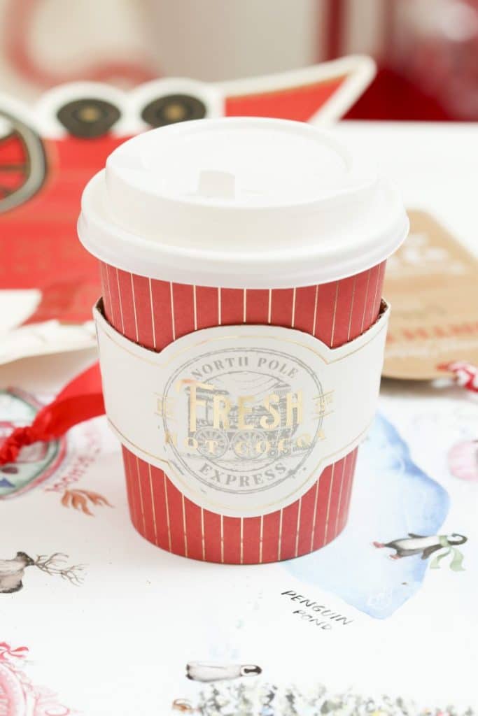 North Pole Express Coffee Cups