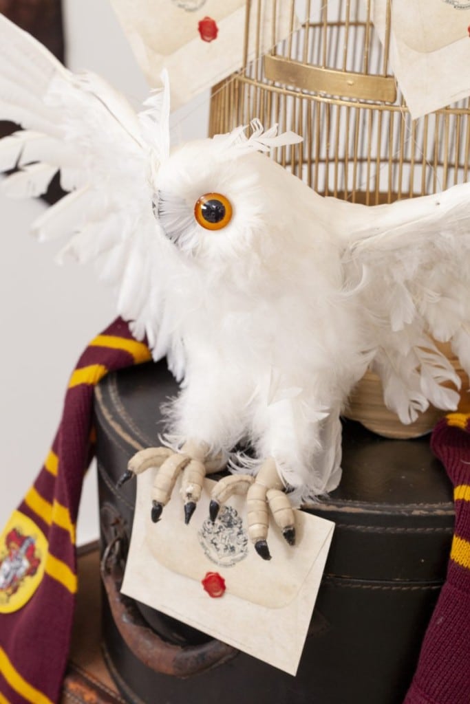 Mini Hedwige en cage - Boutique Harry Potter