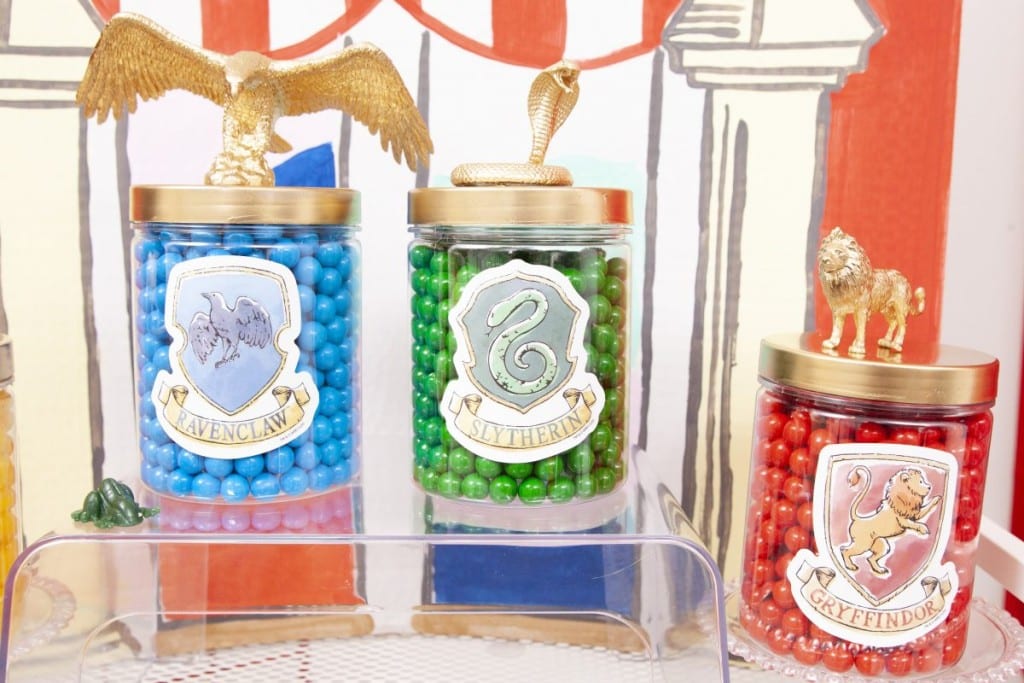 Easy DIY Hogwarts House Treat Containers - Fern and Maple